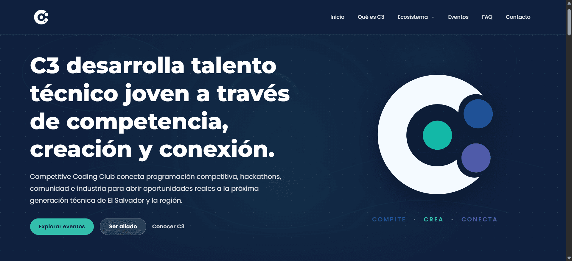 C3 Website + Admin Panel preview