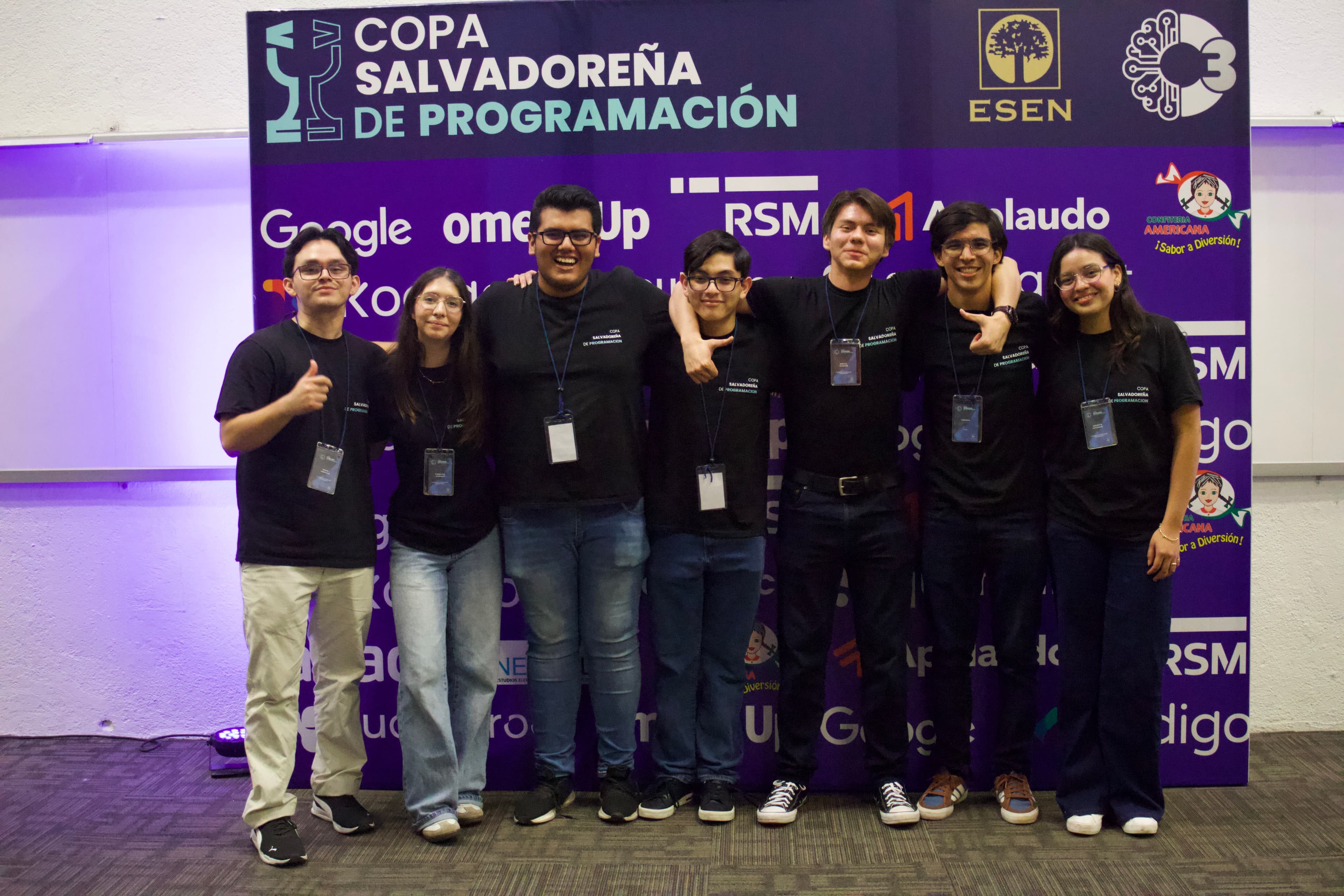 C3 organizing team standing together at an event